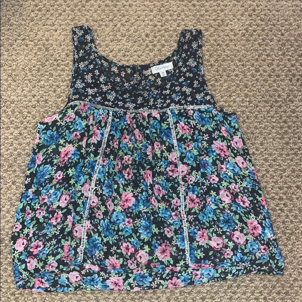 Floral tank top